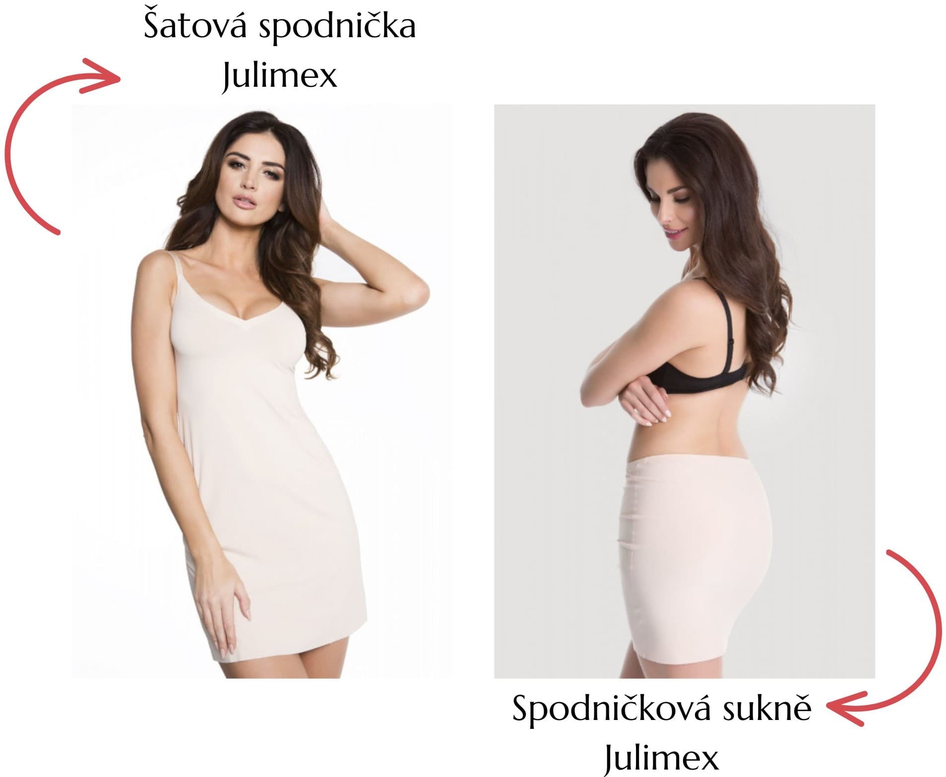 Šatová a sukňová spodnička